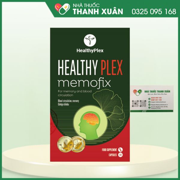 HealthyPlex Memofix - Hỗ trợ giảm các triệu chứng suy giảm trí nhớ